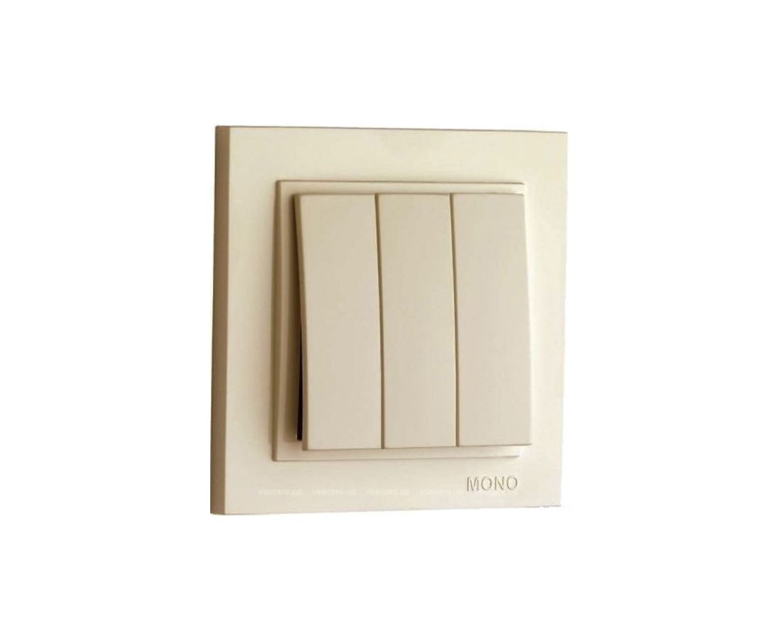 ჩამრთველი სამიანი DESPINA cream - 102-170022-114 — როზეტები და ჩამრთველები